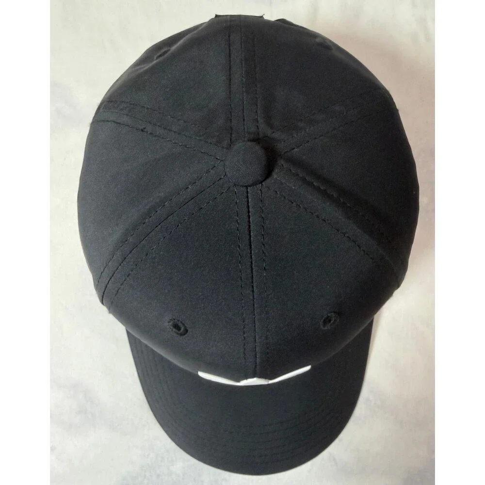 Adidas Originals Trefoil Hat Black Perforated Performance Relaxed Strapback NWT